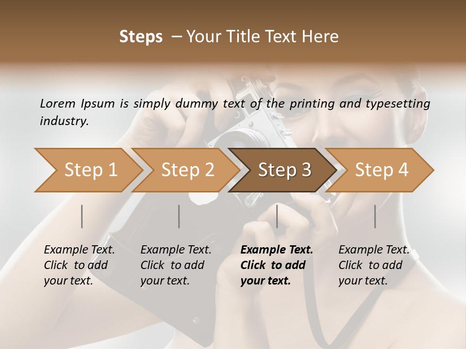 Photo Pursuit Shot PowerPoint Template