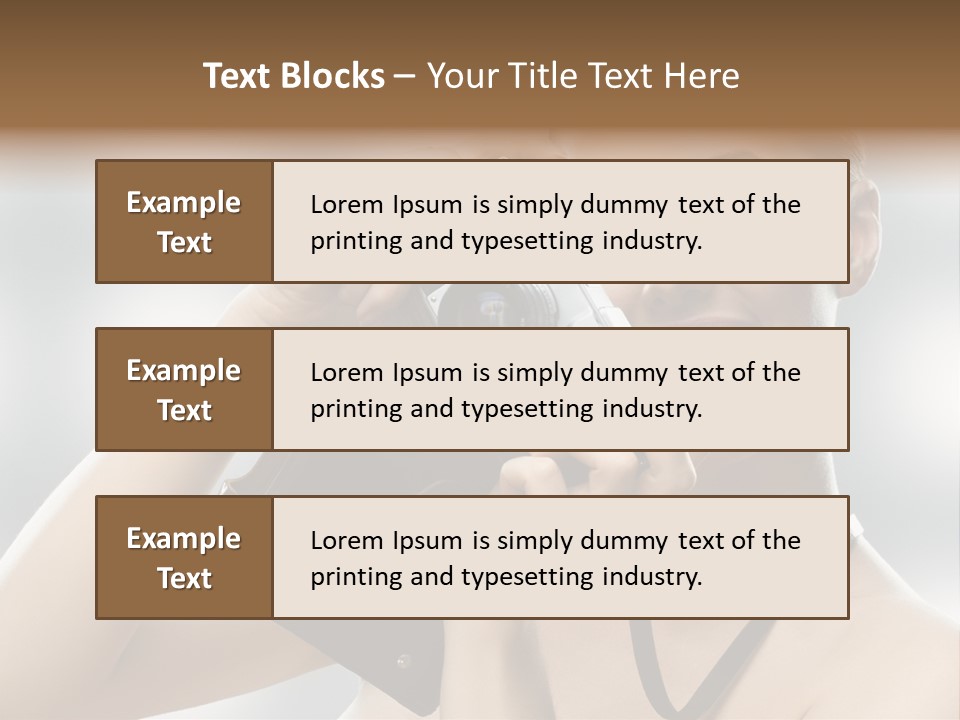 Photo Pursuit Shot PowerPoint Template