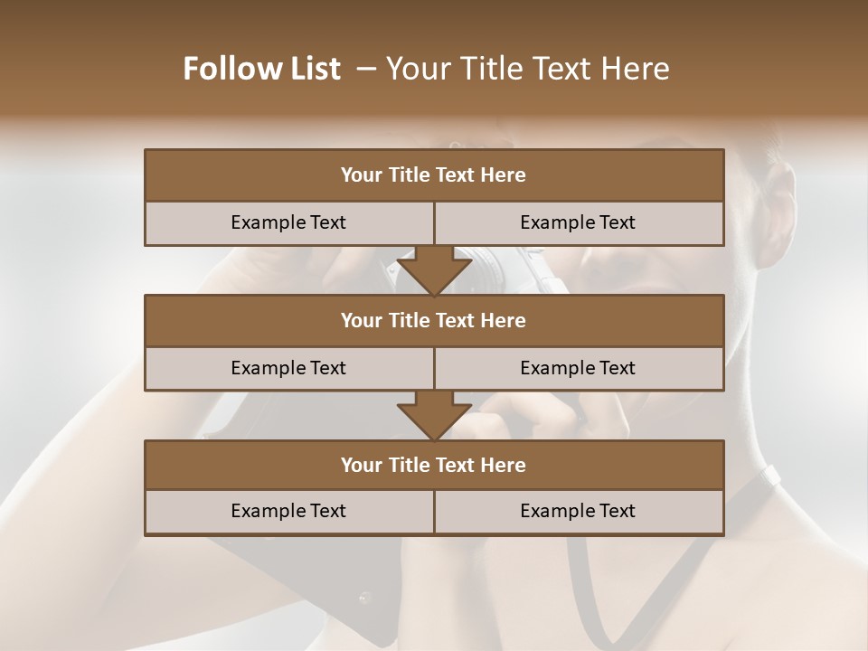 Photo Pursuit Shot PowerPoint Template