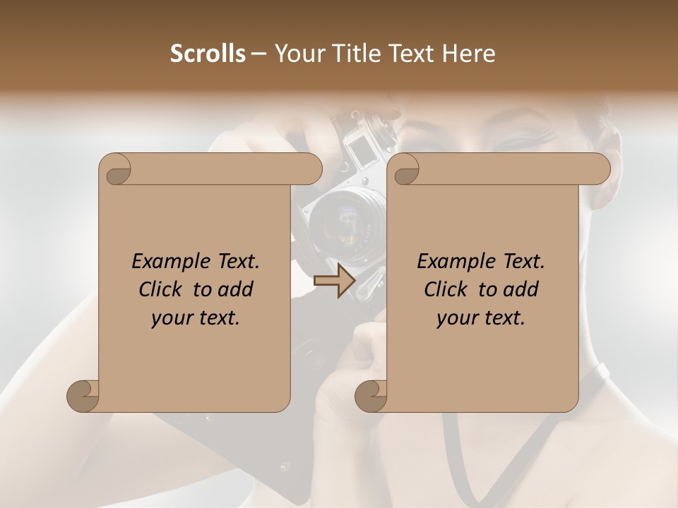 Photo Pursuit Shot PowerPoint Template