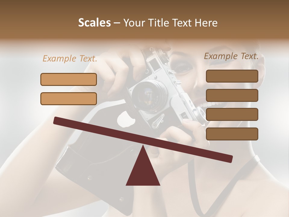 Photo Pursuit Shot PowerPoint Template