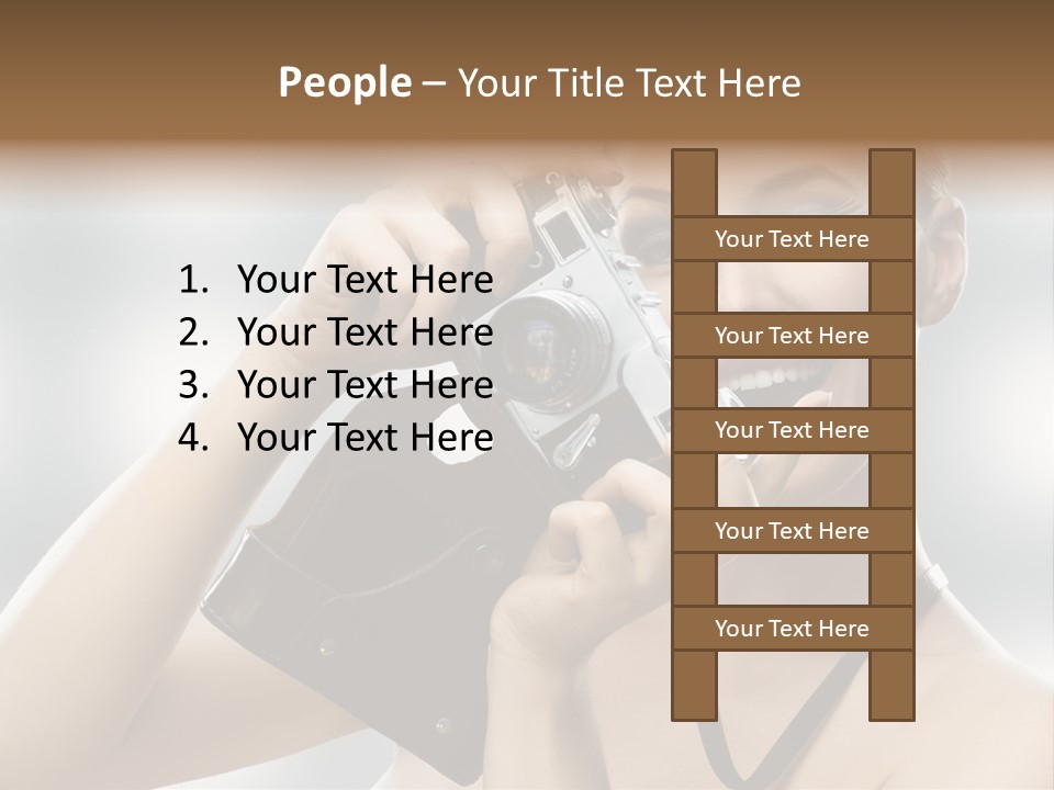 Photo Pursuit Shot PowerPoint Template
