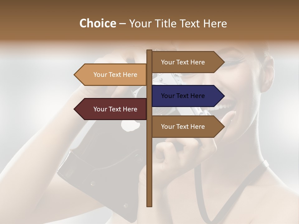 Photo Pursuit Shot PowerPoint Template