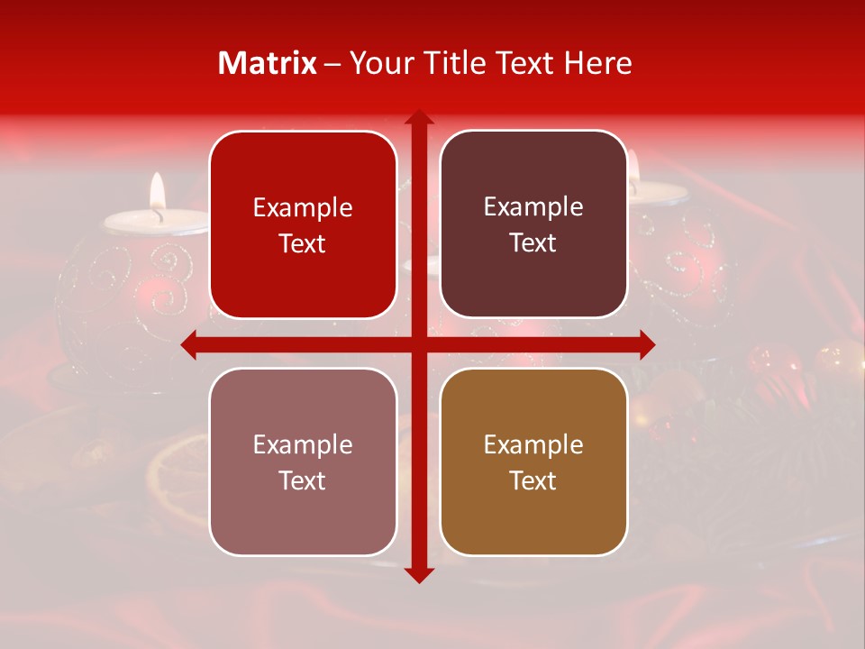 Nut Decoration Satin PowerPoint Template