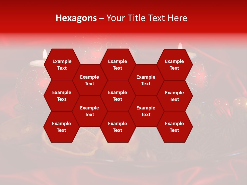 Nut Decoration Satin PowerPoint Template