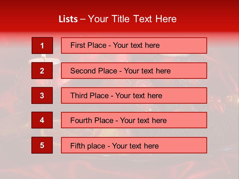 Nut Decoration Satin PowerPoint Template
