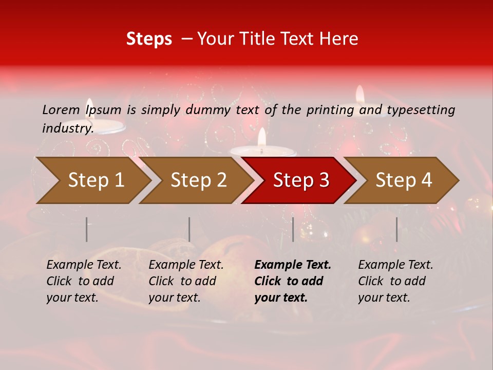Nut Decoration Satin PowerPoint Template