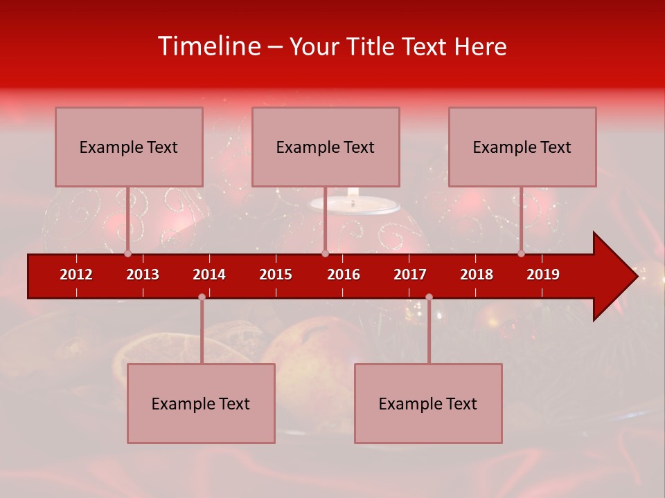 Nut Decoration Satin PowerPoint Template