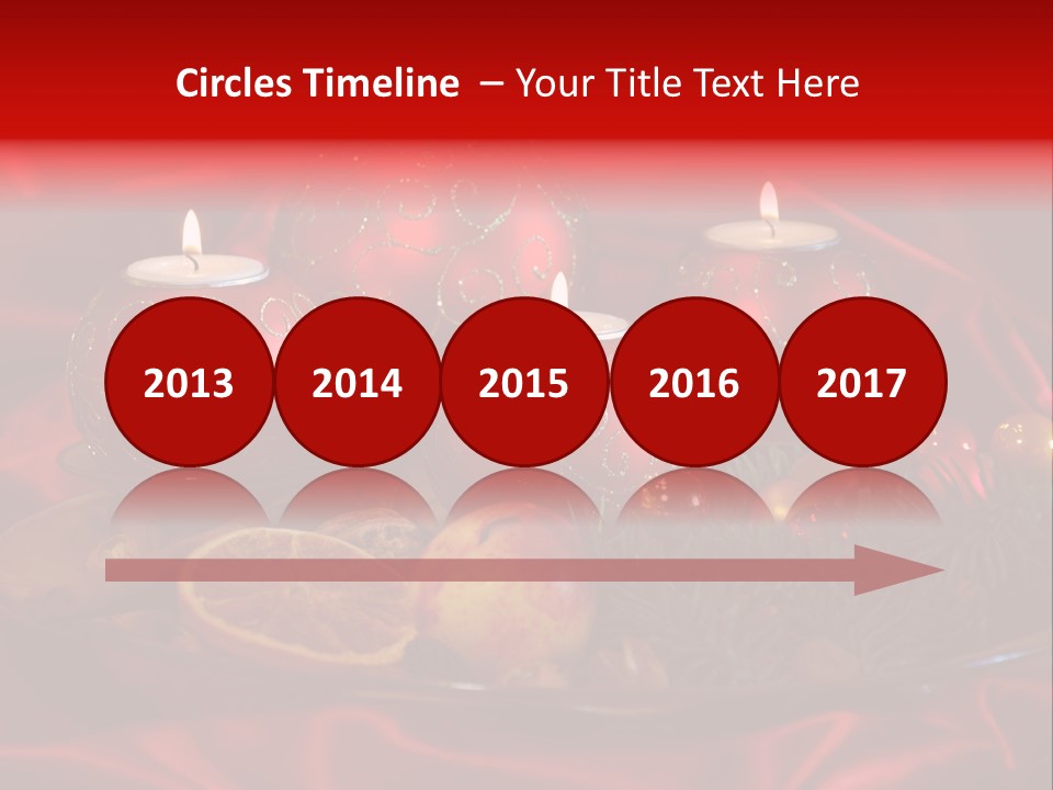 Nut Decoration Satin PowerPoint Template