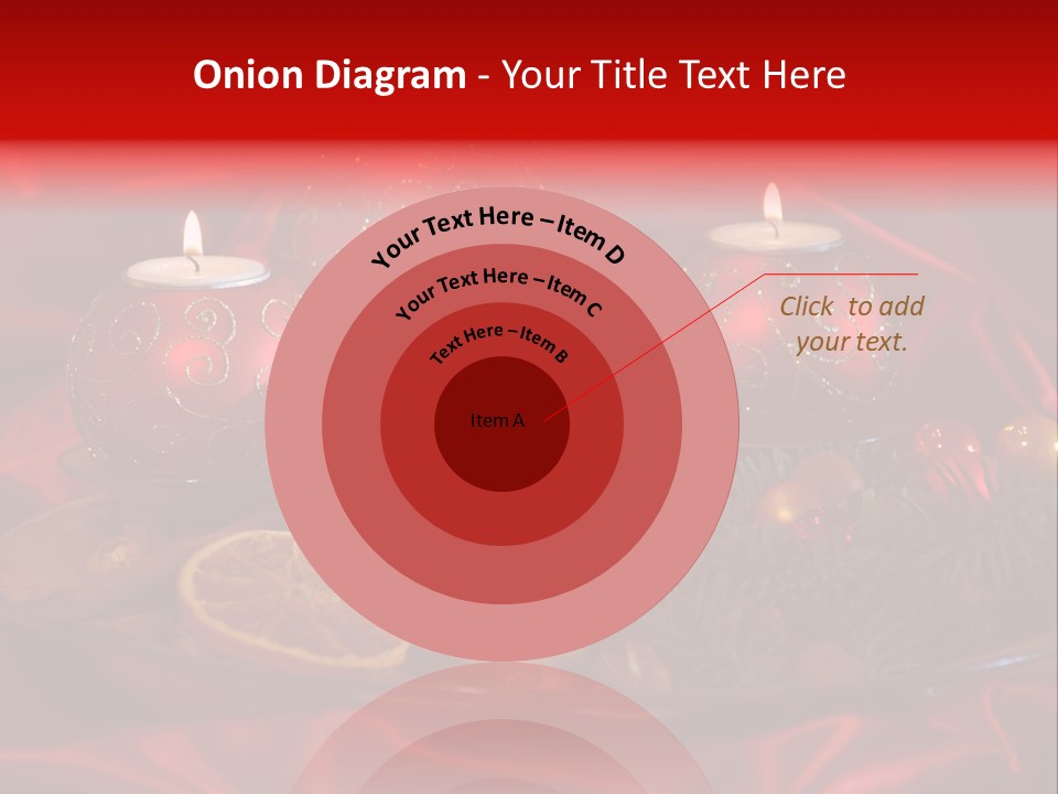 Nut Decoration Satin PowerPoint Template