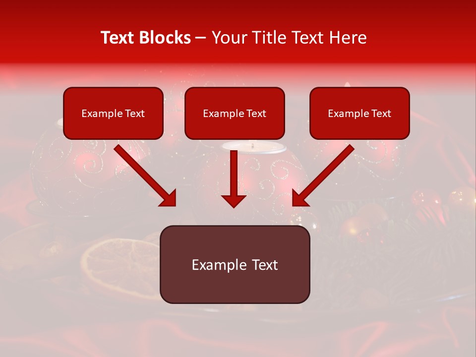 Nut Decoration Satin PowerPoint Template