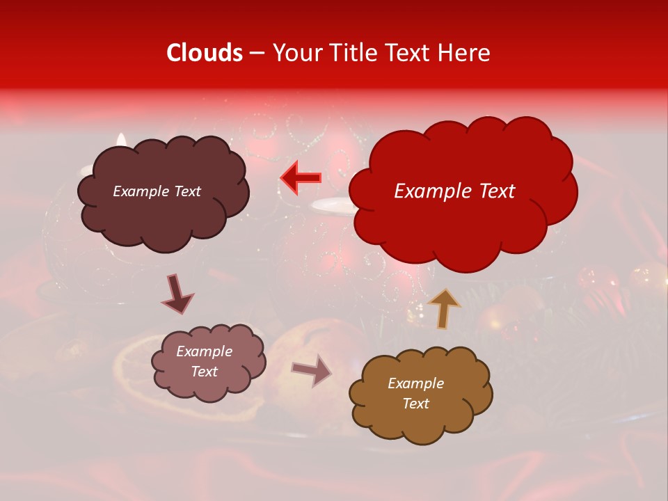 Nut Decoration Satin PowerPoint Template