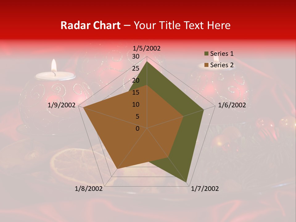 Nut Decoration Satin PowerPoint Template