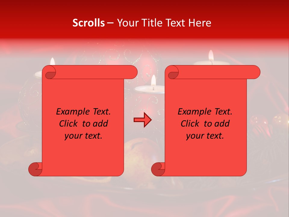 Nut Decoration Satin PowerPoint Template