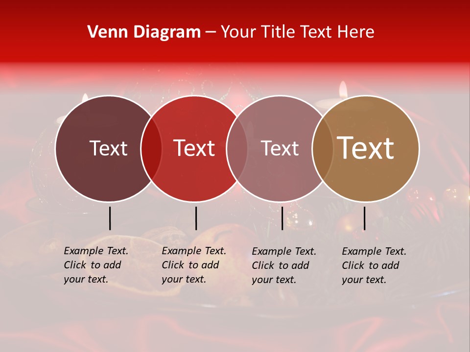 Nut Decoration Satin PowerPoint Template