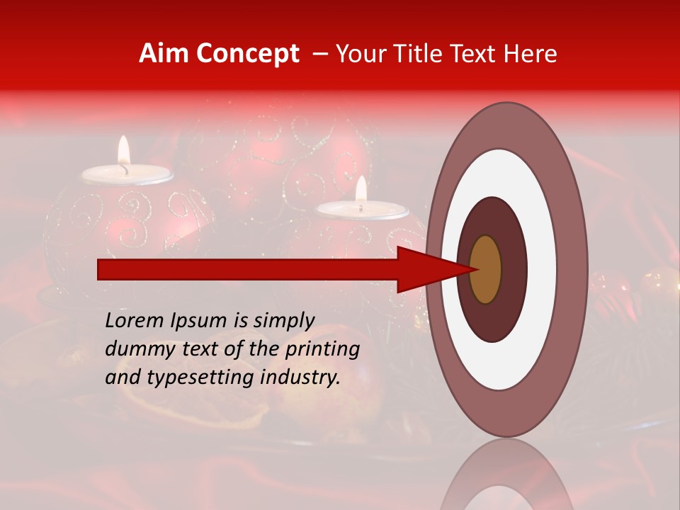 Nut Decoration Satin PowerPoint Template