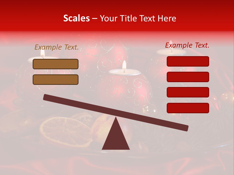 Nut Decoration Satin PowerPoint Template