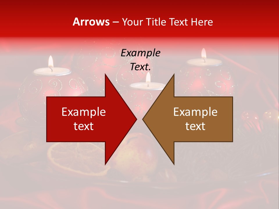 Nut Decoration Satin PowerPoint Template