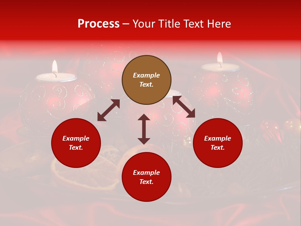 Nut Decoration Satin PowerPoint Template