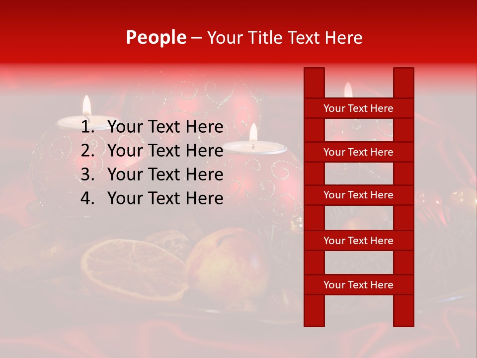 Nut Decoration Satin PowerPoint Template