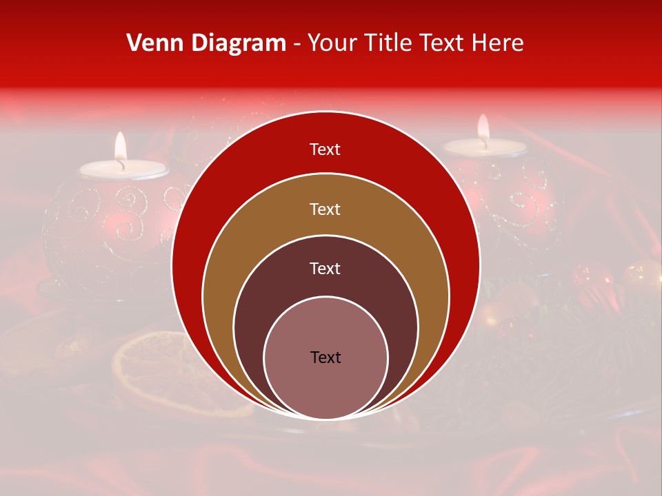 Nut Decoration Satin PowerPoint Template