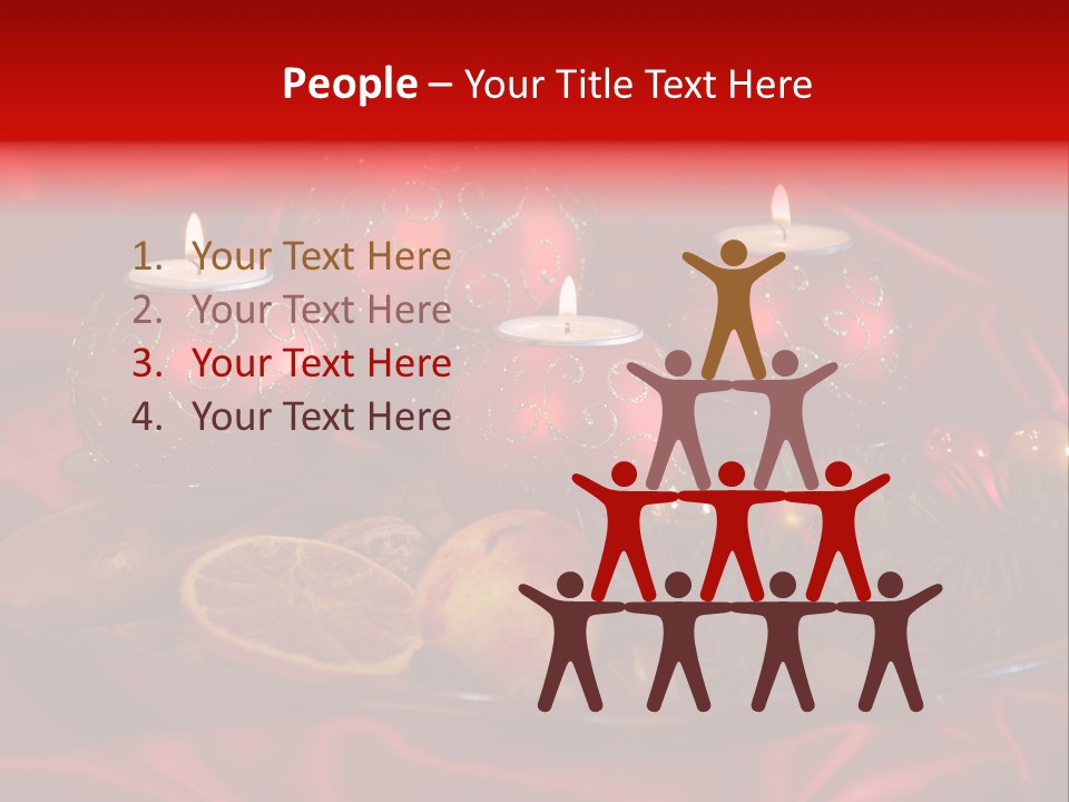 Nut Decoration Satin PowerPoint Template