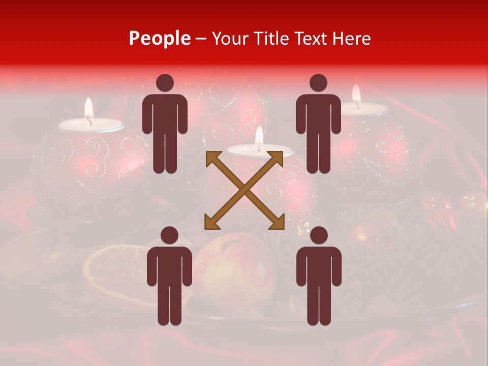 Nut Decoration Satin PowerPoint Template