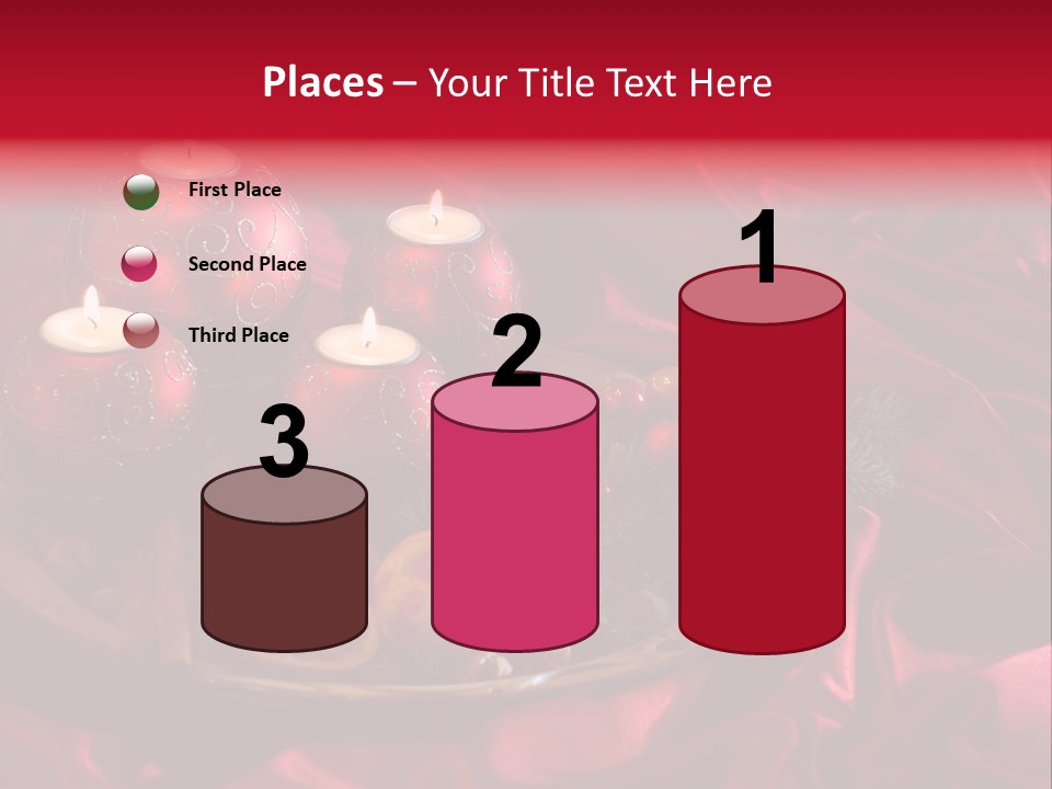 Flower Arrangement Cloth Bordeaux PowerPoint Template