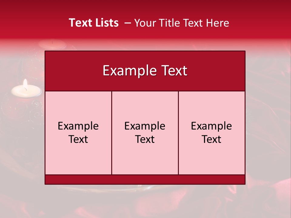 Flower Arrangement Cloth Bordeaux PowerPoint Template