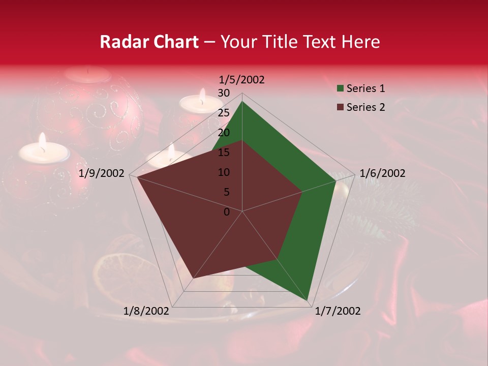 Flower Arrangement Cloth Bordeaux PowerPoint Template