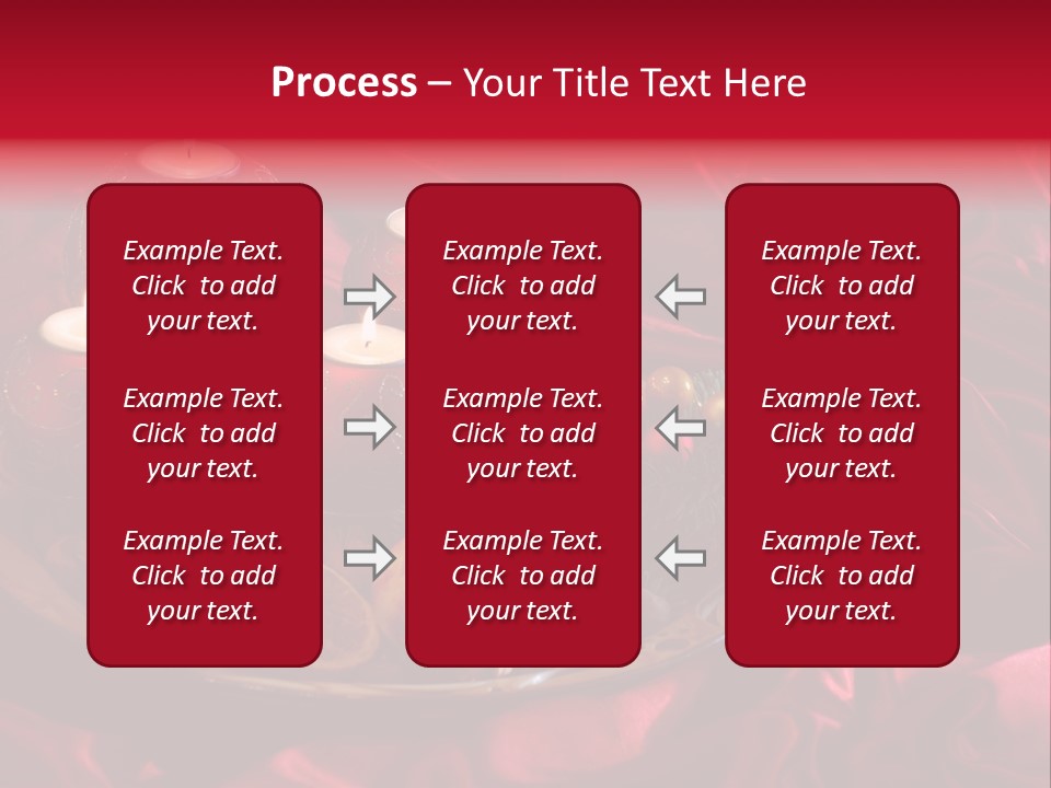 Flower Arrangement Cloth Bordeaux PowerPoint Template
