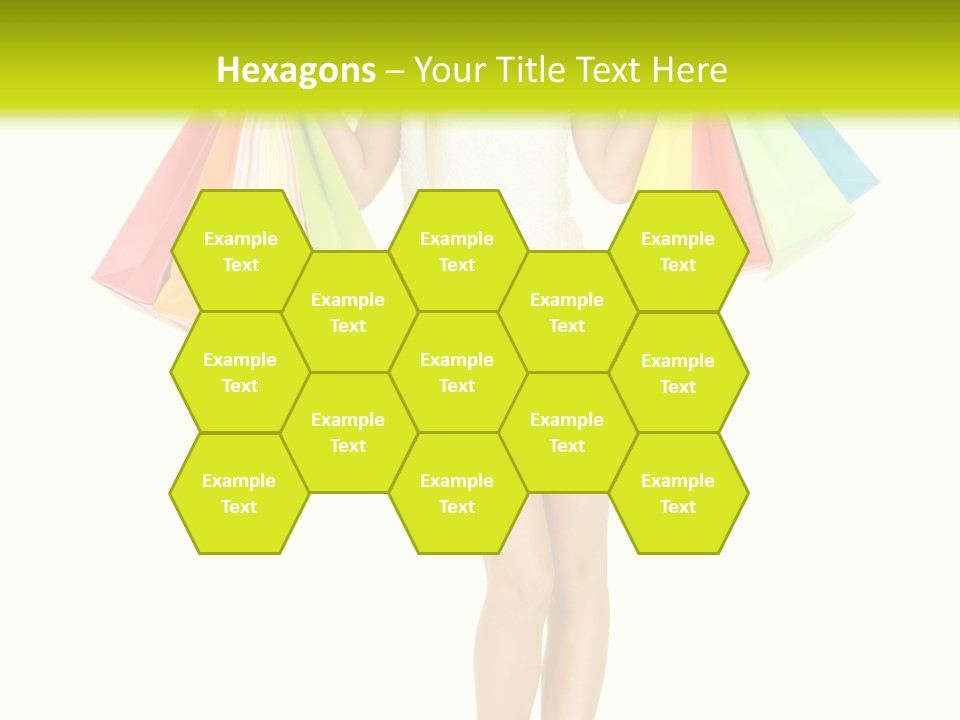 Shopaholic Consumer Enjoying PowerPoint Template