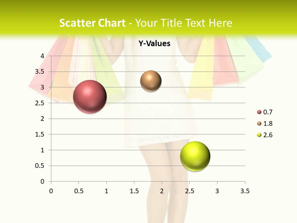Shopaholic Consumer Enjoying PowerPoint Template
