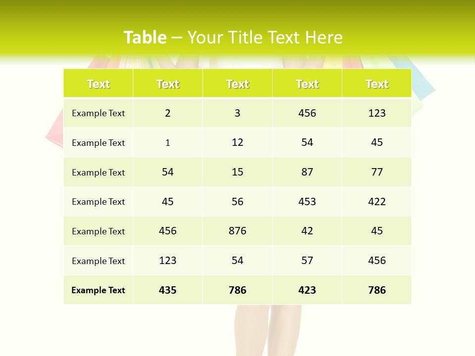 Shopaholic Consumer Enjoying PowerPoint Template