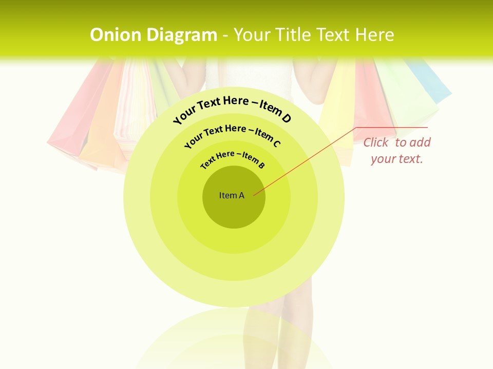 Shopaholic Consumer Enjoying PowerPoint Template