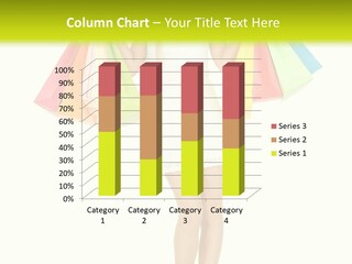 Shopaholic Consumer Enjoying PowerPoint Template