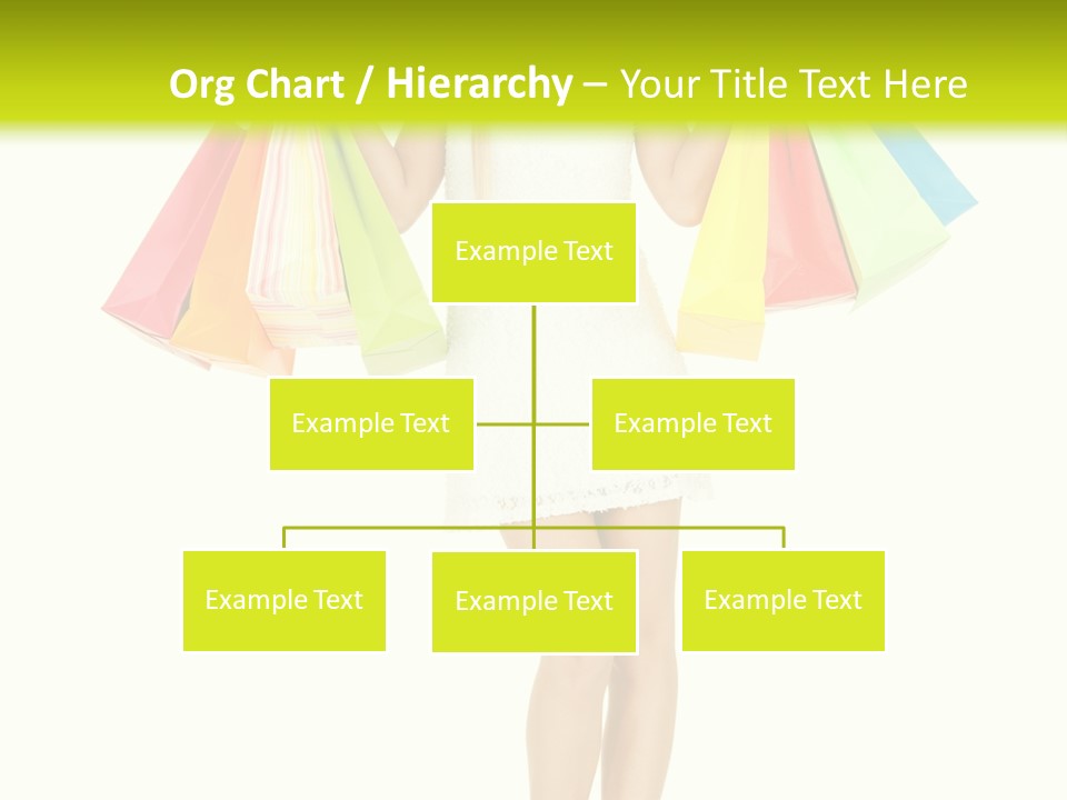 Shopaholic Consumer Enjoying PowerPoint Template