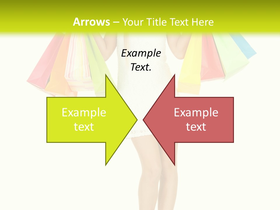 Shopaholic Consumer Enjoying PowerPoint Template