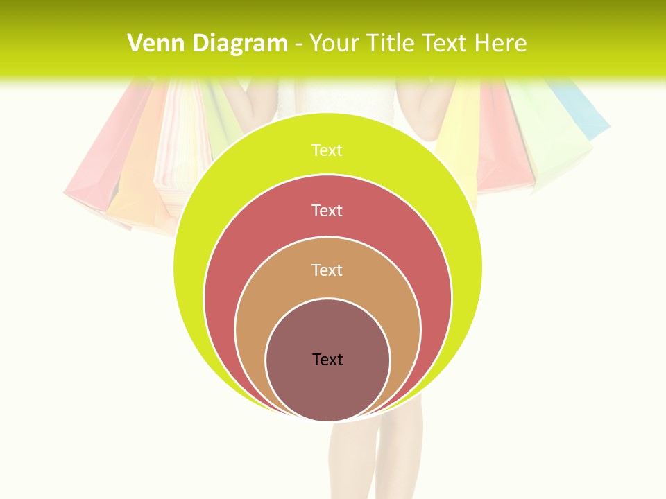 Shopaholic Consumer Enjoying PowerPoint Template