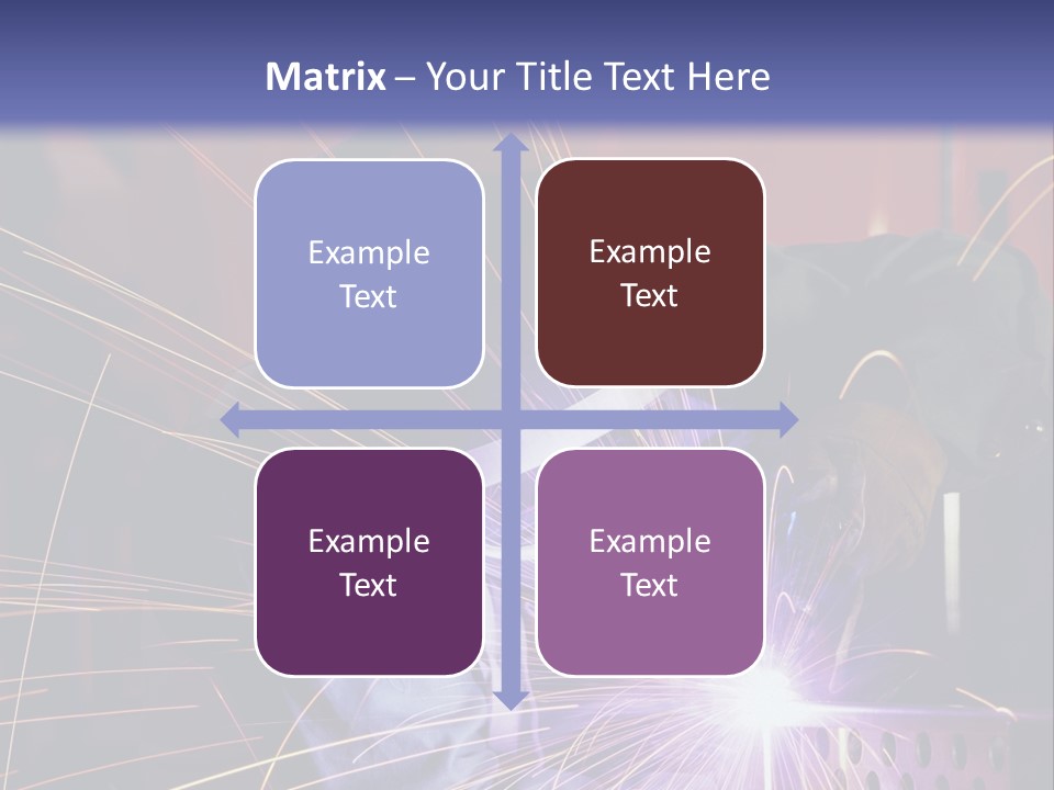 Al Lavoro Fiamma Uomo PowerPoint Template