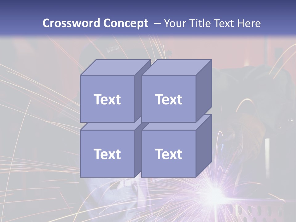 Al Lavoro Fiamma Uomo PowerPoint Template