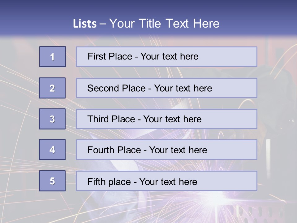 Al Lavoro Fiamma Uomo PowerPoint Template