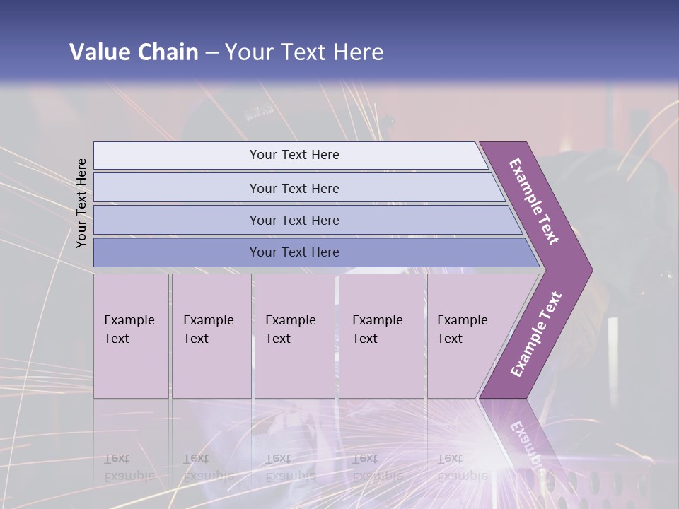 Al Lavoro Fiamma Uomo PowerPoint Template