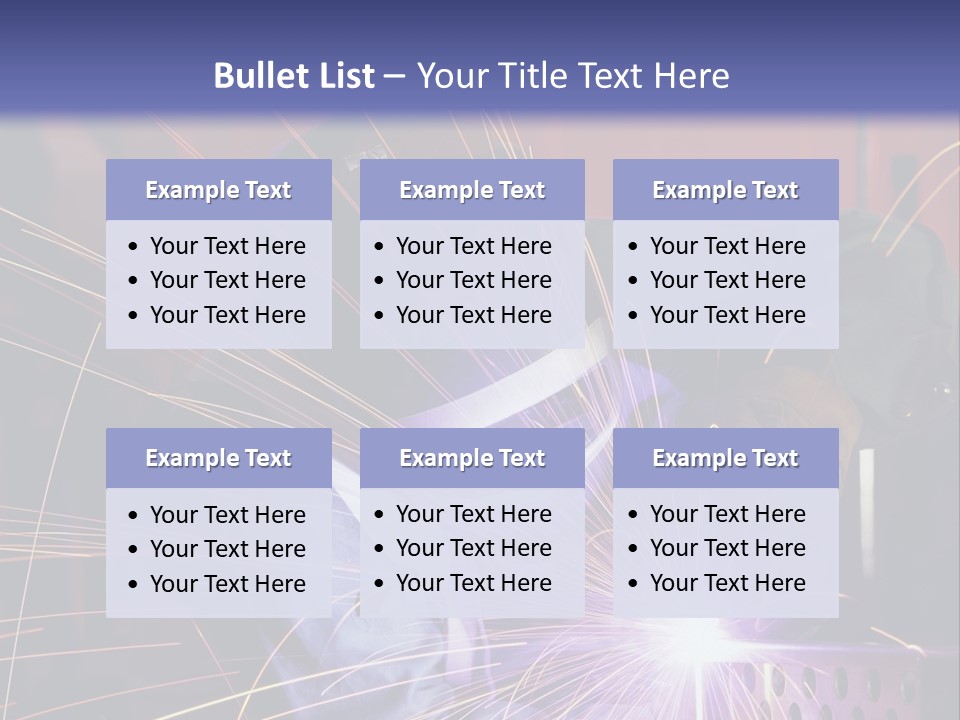 Al Lavoro Fiamma Uomo PowerPoint Template