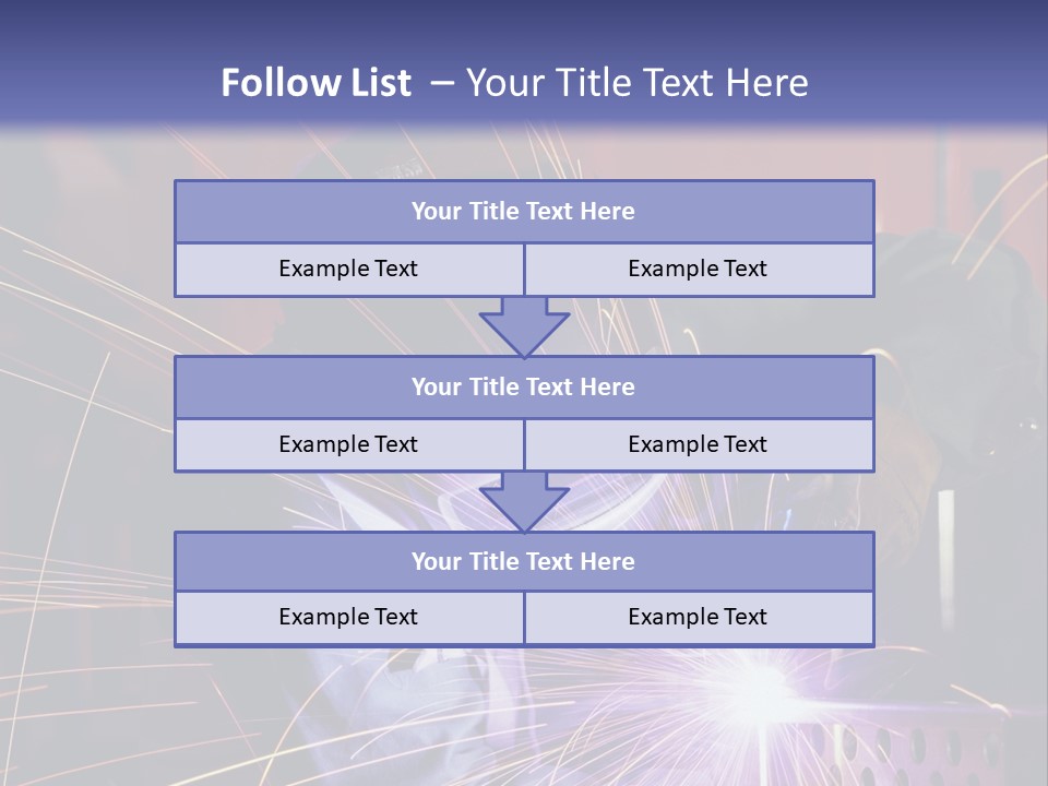 Al Lavoro Fiamma Uomo PowerPoint Template