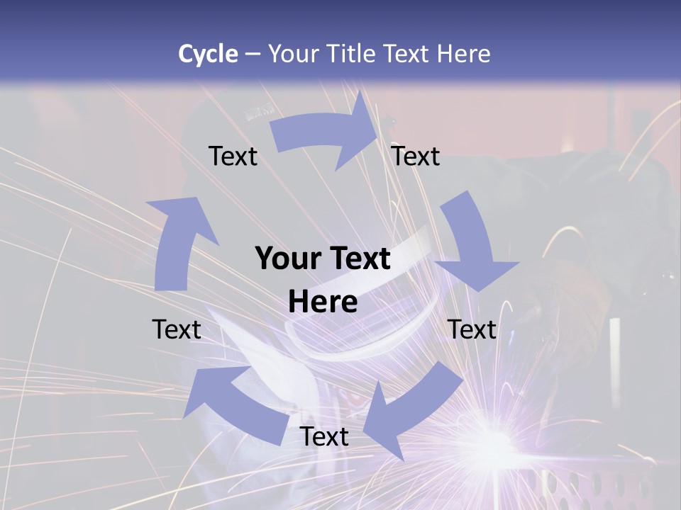 Al Lavoro Fiamma Uomo PowerPoint Template