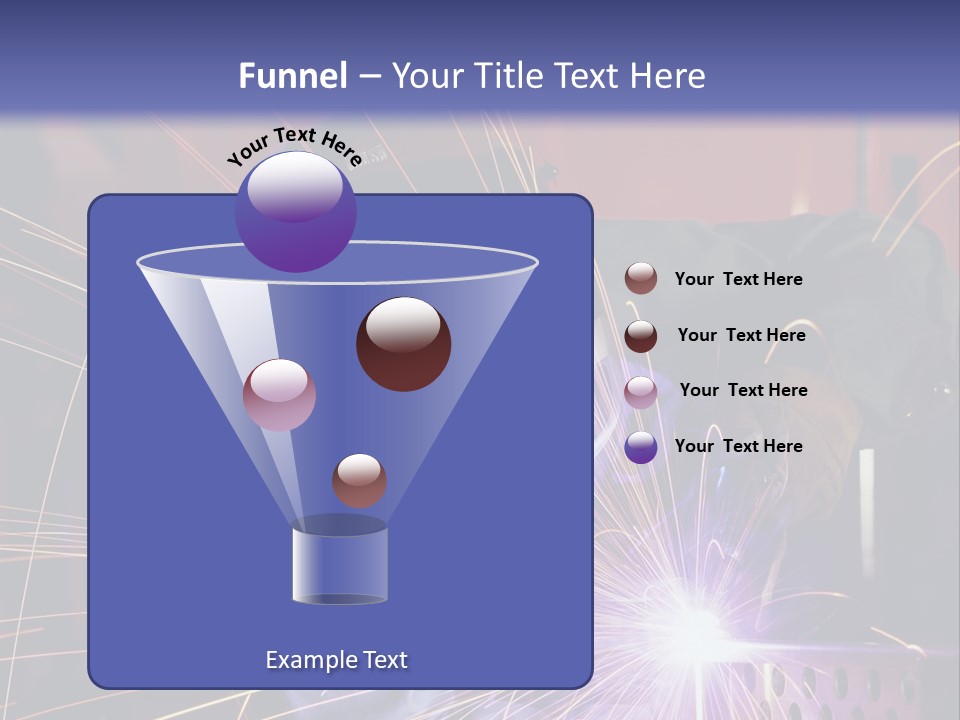 Al Lavoro Fiamma Uomo PowerPoint Template