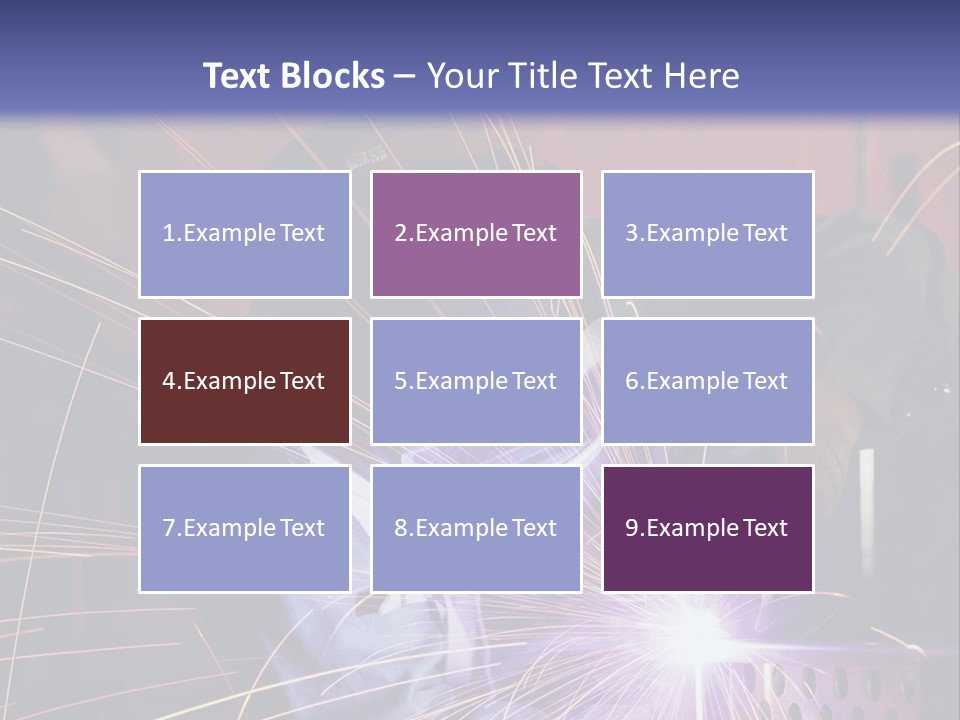 Al Lavoro Fiamma Uomo PowerPoint Template