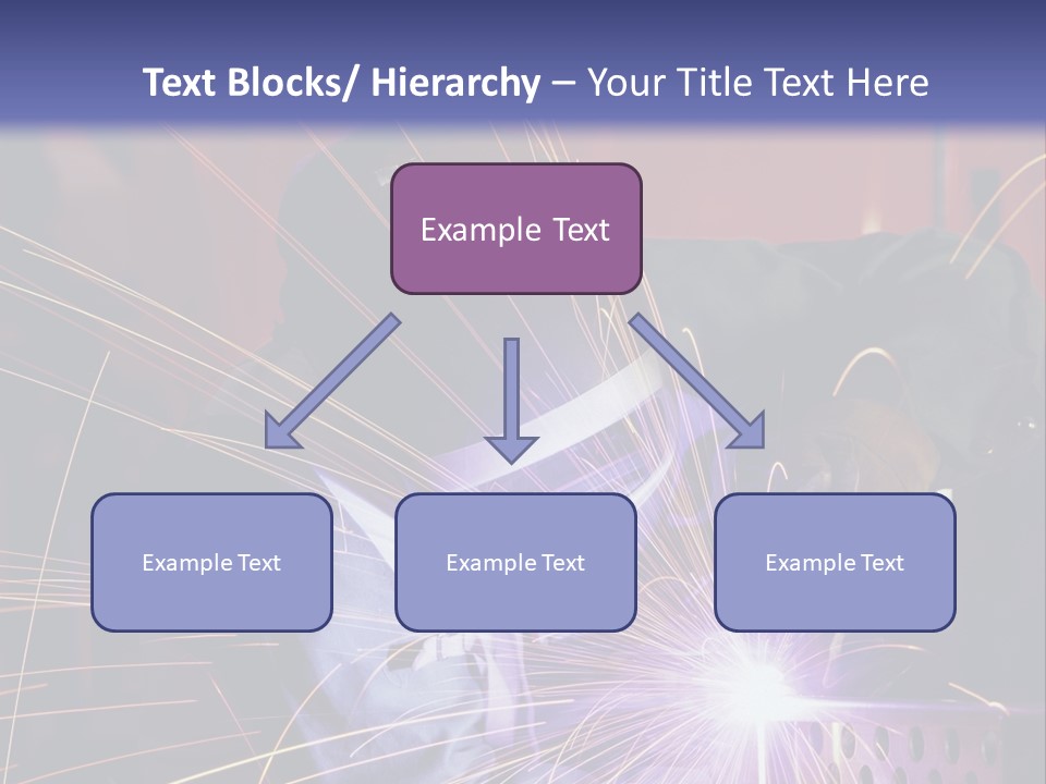 Al Lavoro Fiamma Uomo PowerPoint Template