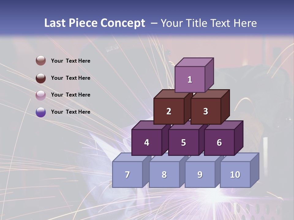 Al Lavoro Fiamma Uomo PowerPoint Template